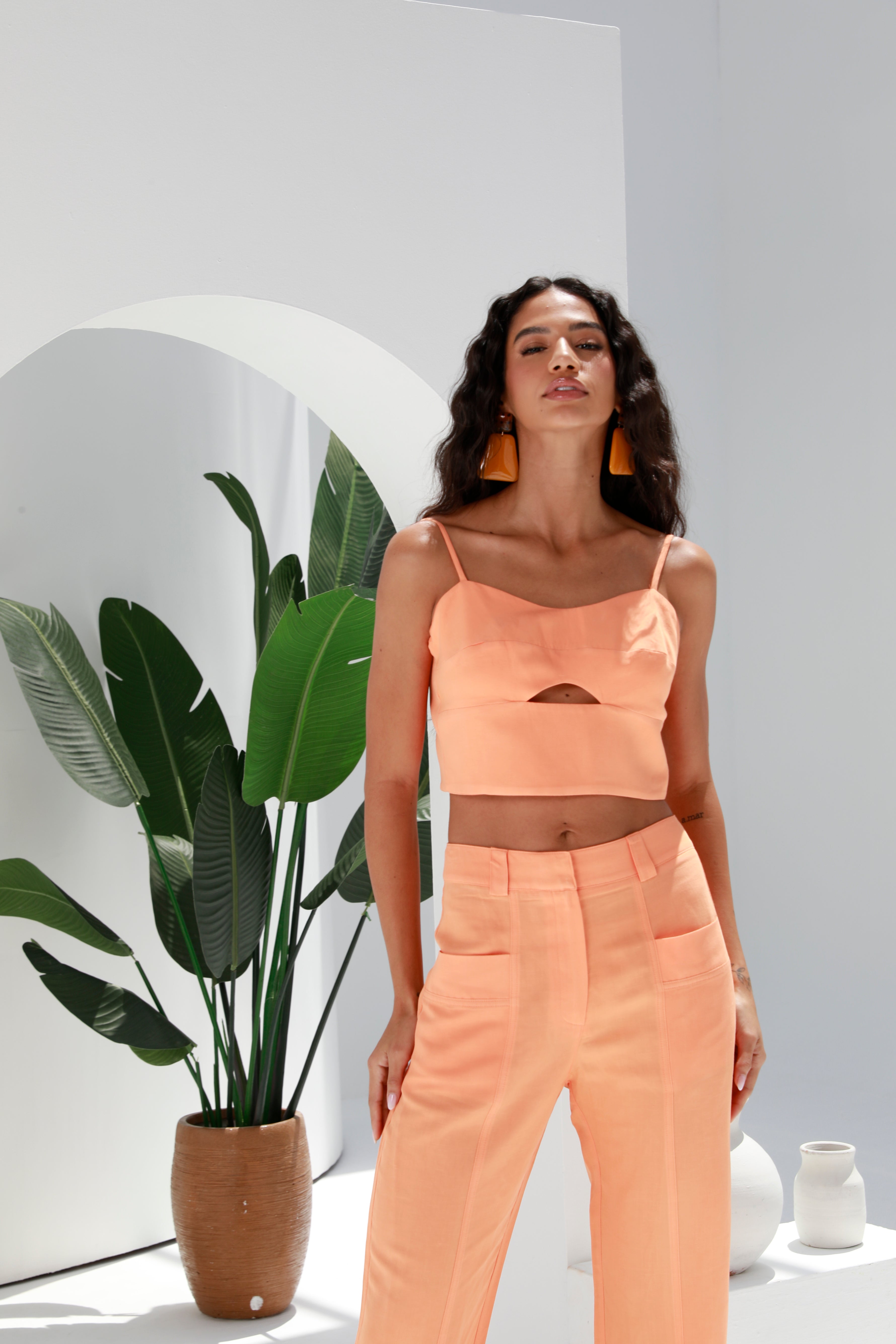 lightsalmon  | women's summer set | Risska